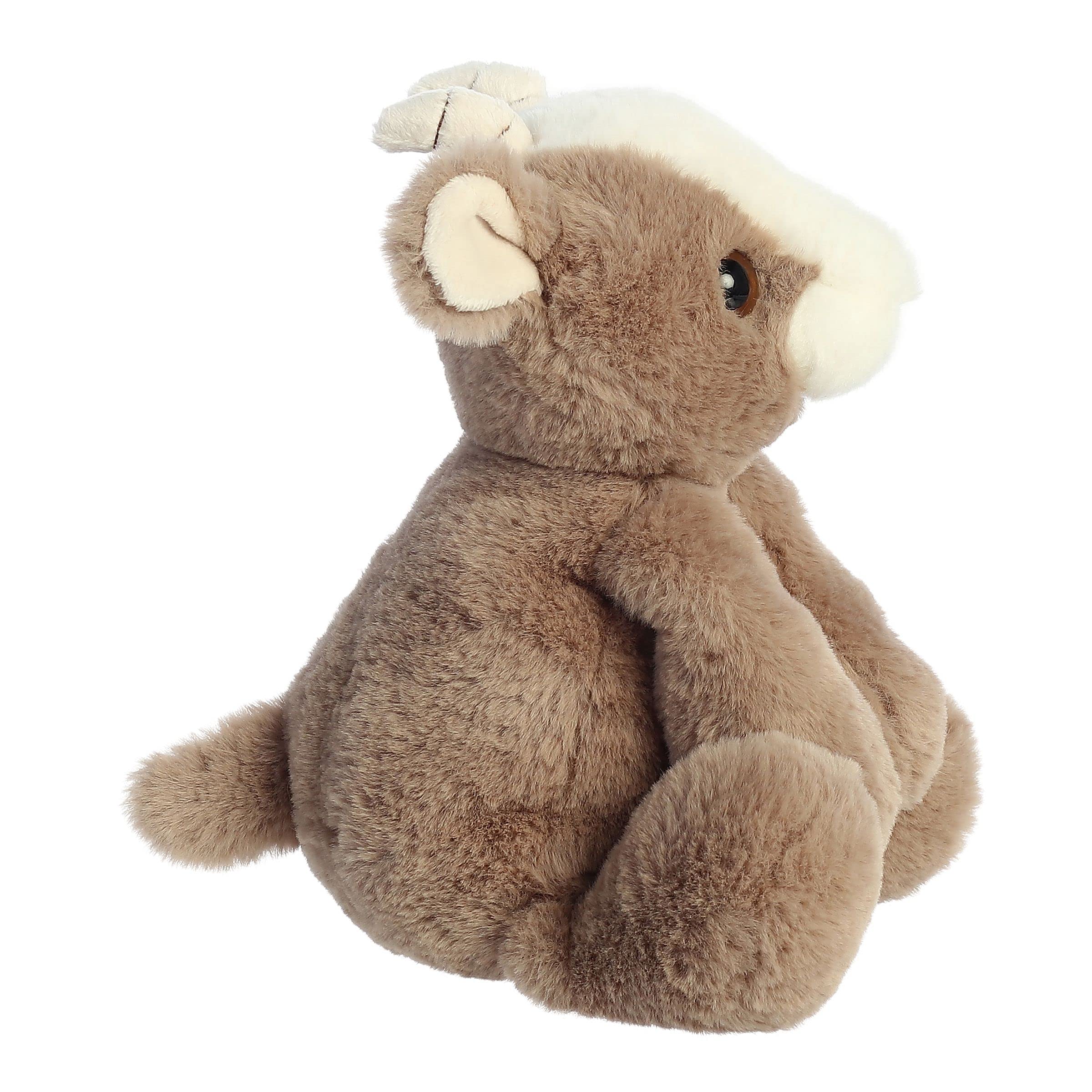 Aurora® Adorable Flopsie™ Gemini Goat™ Plush Stuffed Animal - 12 Inch Gray Soft Toy for Kids, Perfect Cuddly Companion for Bedtime, Playtime & Gift Giving