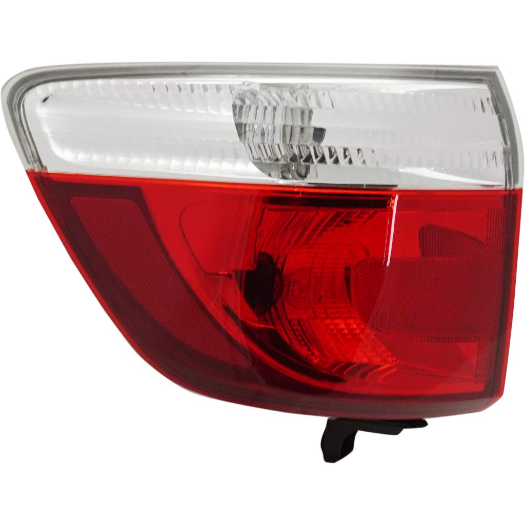 Dodge Durango Tail Light Assembly 2011-2013 Driver Side - DOT Certified with Bulbs Included (Part# CH2804103/55079137AG) - Perfect for Replacement & Night Driving Safety