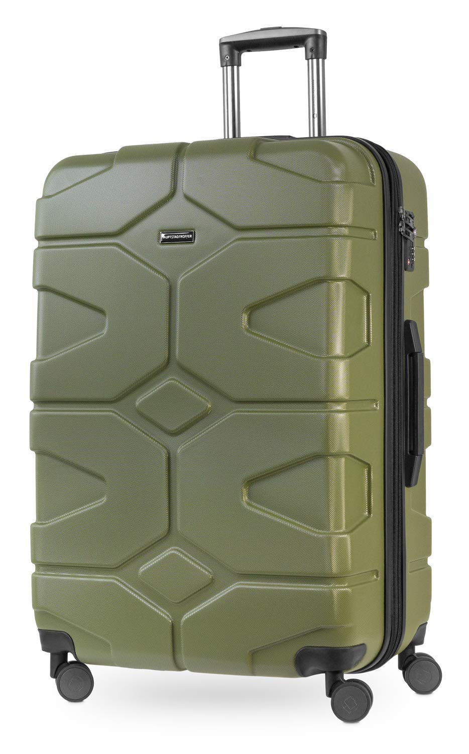 Premium Unisex Adult Luggage Set - 2-Piece Olive Green Suitcase for Travel, Business Trips & Weekend Getaways | Durable & Stylish Carry-On & Check-In Bags