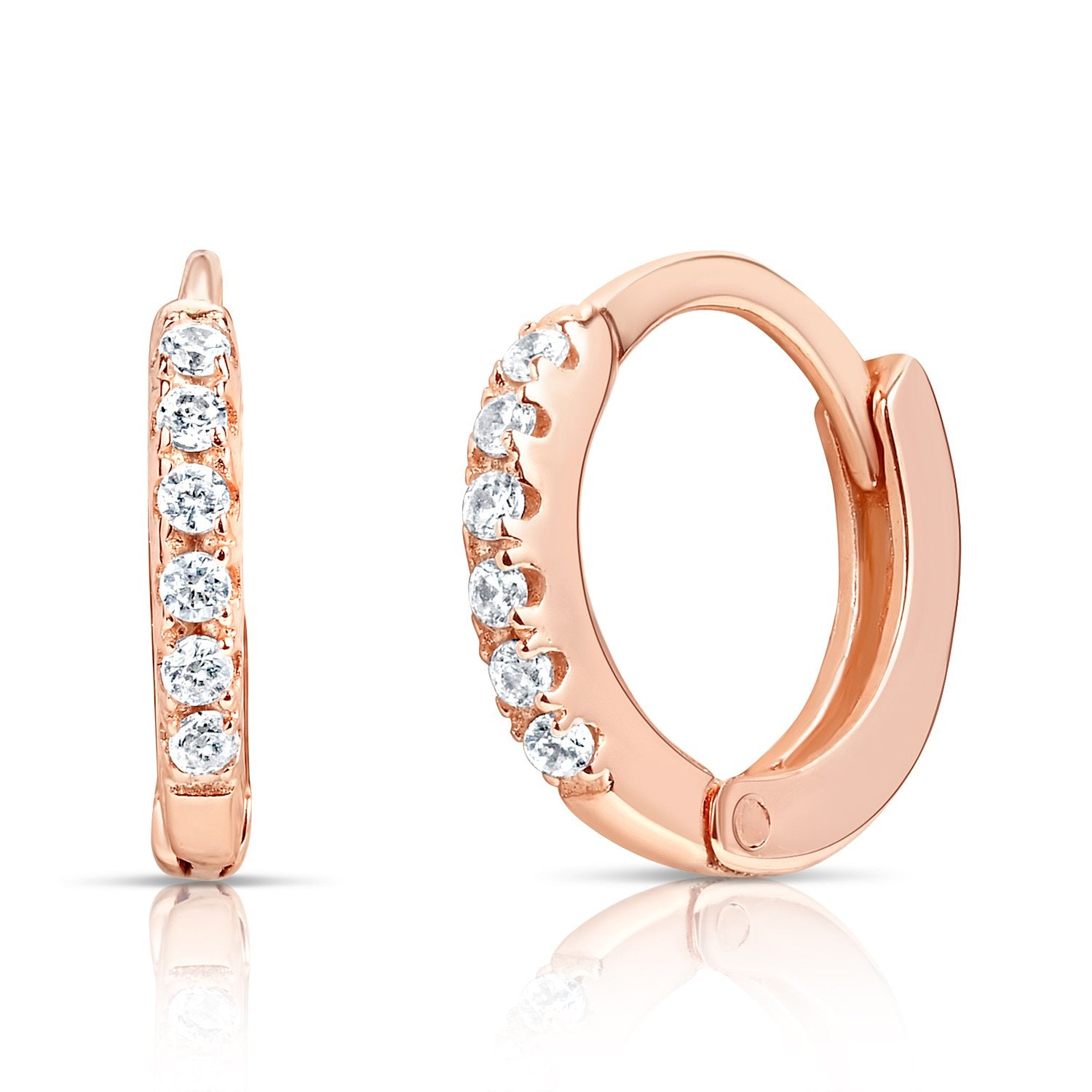 Tiny Huggie Earrings - Minimalist Gold Hoop Earrings for Women, Small Huggie Hoops for Everyday Wear | Perfect for Work, Date Night & Gifting
