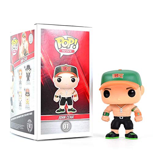 Funko POP WWE: John Cena Collectible Vinyl Figure - Green & Orange Outfit - Perfect for WWE Fans, Collectors & Home/Office Display
