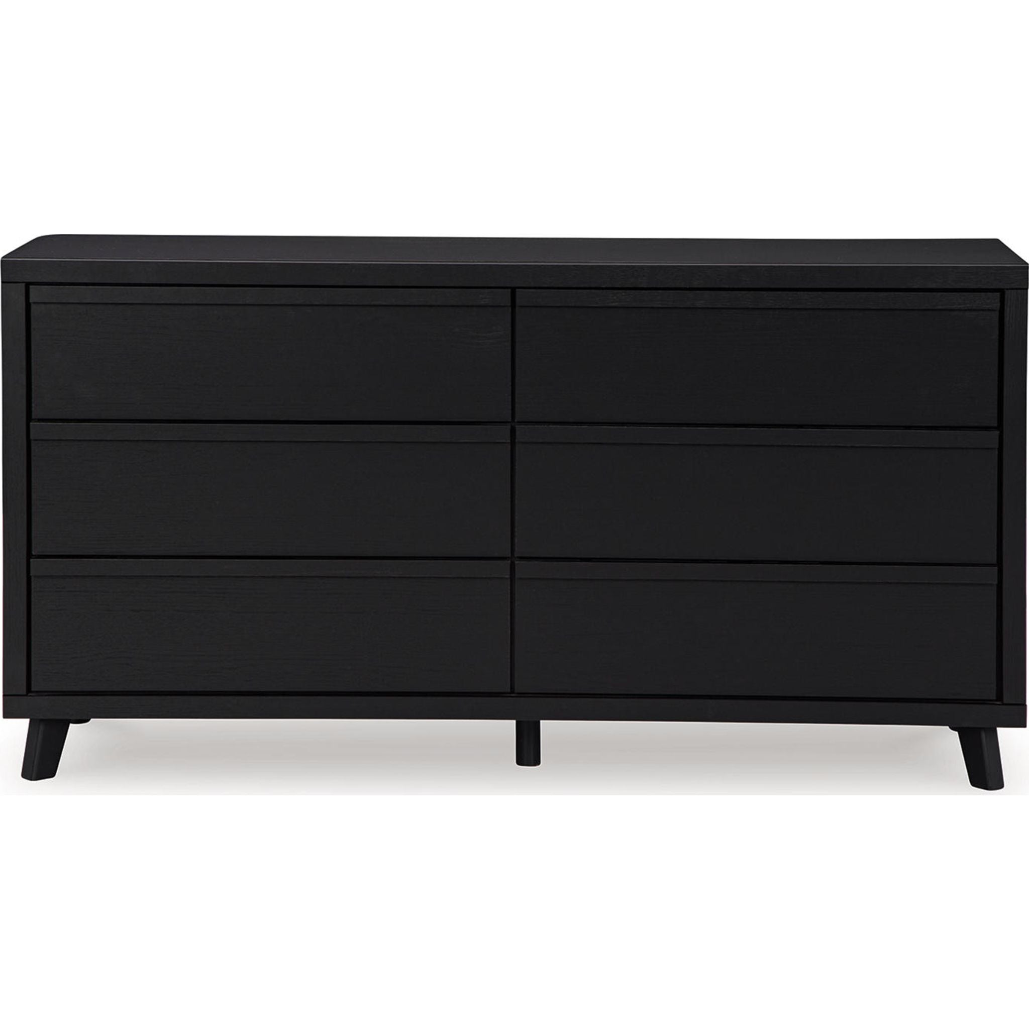Danziar Dresser in Black - Modern Bedroom Dresser with Ample Storage for Clothes & Accessories | Perfect for Bedroom, Closet & Nursery Organization