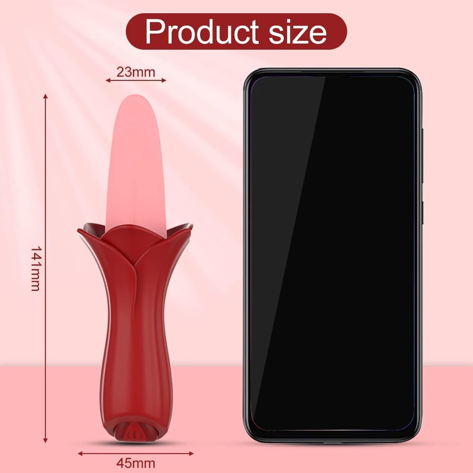 Waterproof Rechargeable Tongue Licking Vibrator for Women - 10 Vibration Modes, Clitoral & Nipple Stimulator, App & Remote Control G-Spot Massager - Perfect for Solo Play & Couples Intimacy