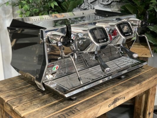 BFC Aviator 2 Group Commercial Espresso Machine - Stainless Steel Professional Coffee Maker for Cafes, Restaurants & Coffee Shops