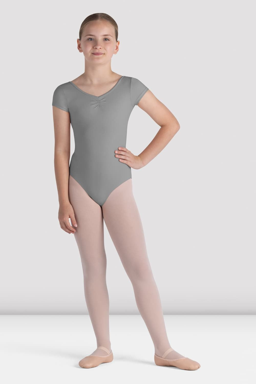Girls' Piper Cap Sleeve Leotard - Ballet Dance Gymnastics Leotard for Kids - Perfect for Dance Class, Recitals & Performance