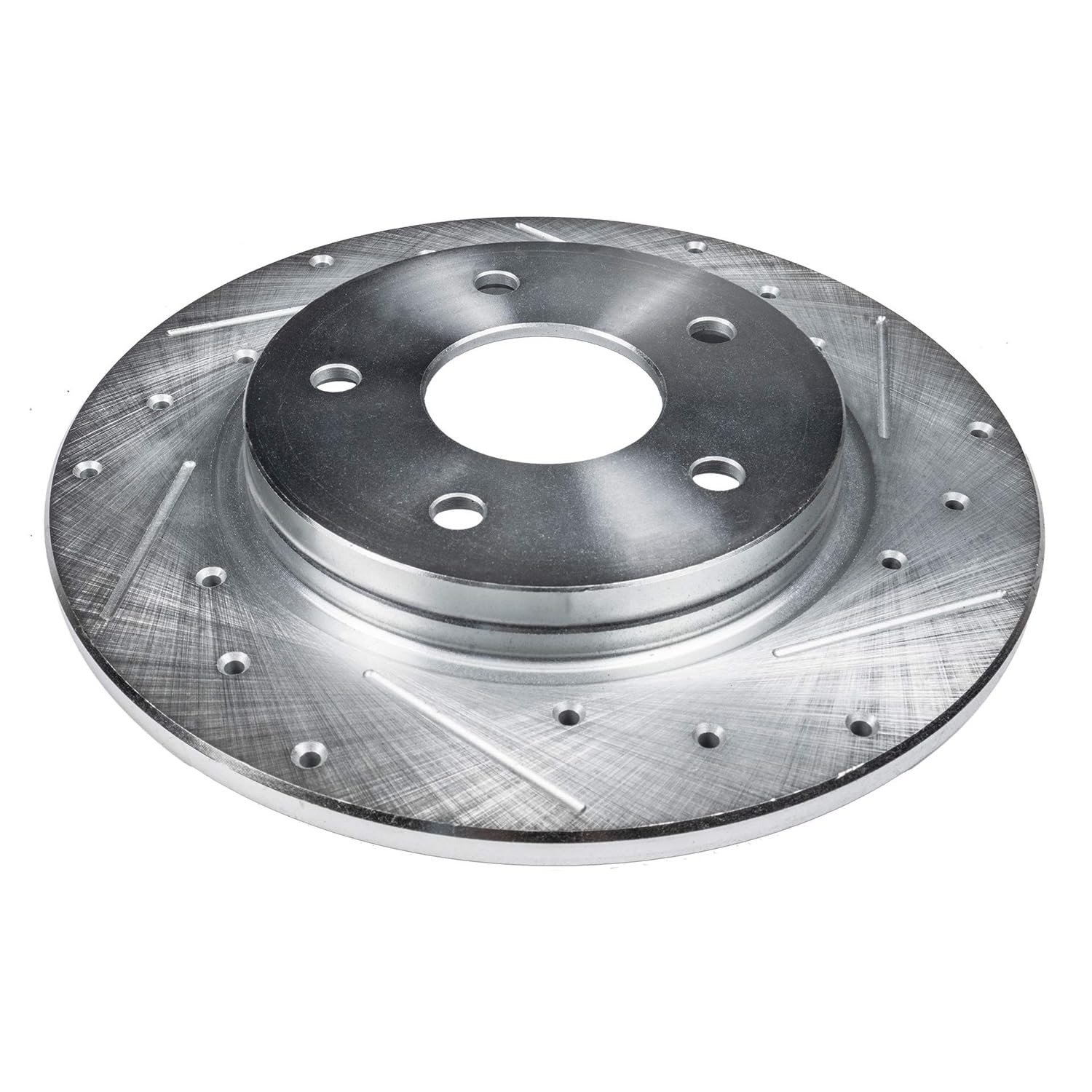 Detroit Axle - Rear Brake Rotors for Chrysler 300, Dodge Charger, Magnum, Challenger | Drilled & Slotted Brake Rotors Replacement | High-Performance Braking for Street Racing & Daily Commuting
