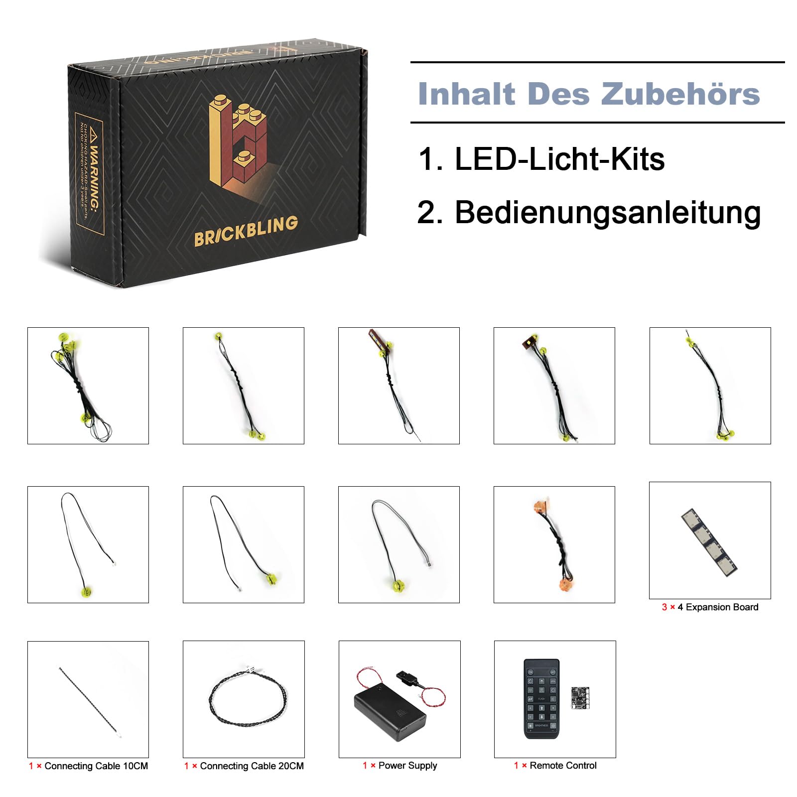 Remote Control LED Light Kit for Lego 76437 The Burrow – Collectors' Edition | Compatible Lighting Set for Creative Building Toys | Perfect for Display & Nighttime Play