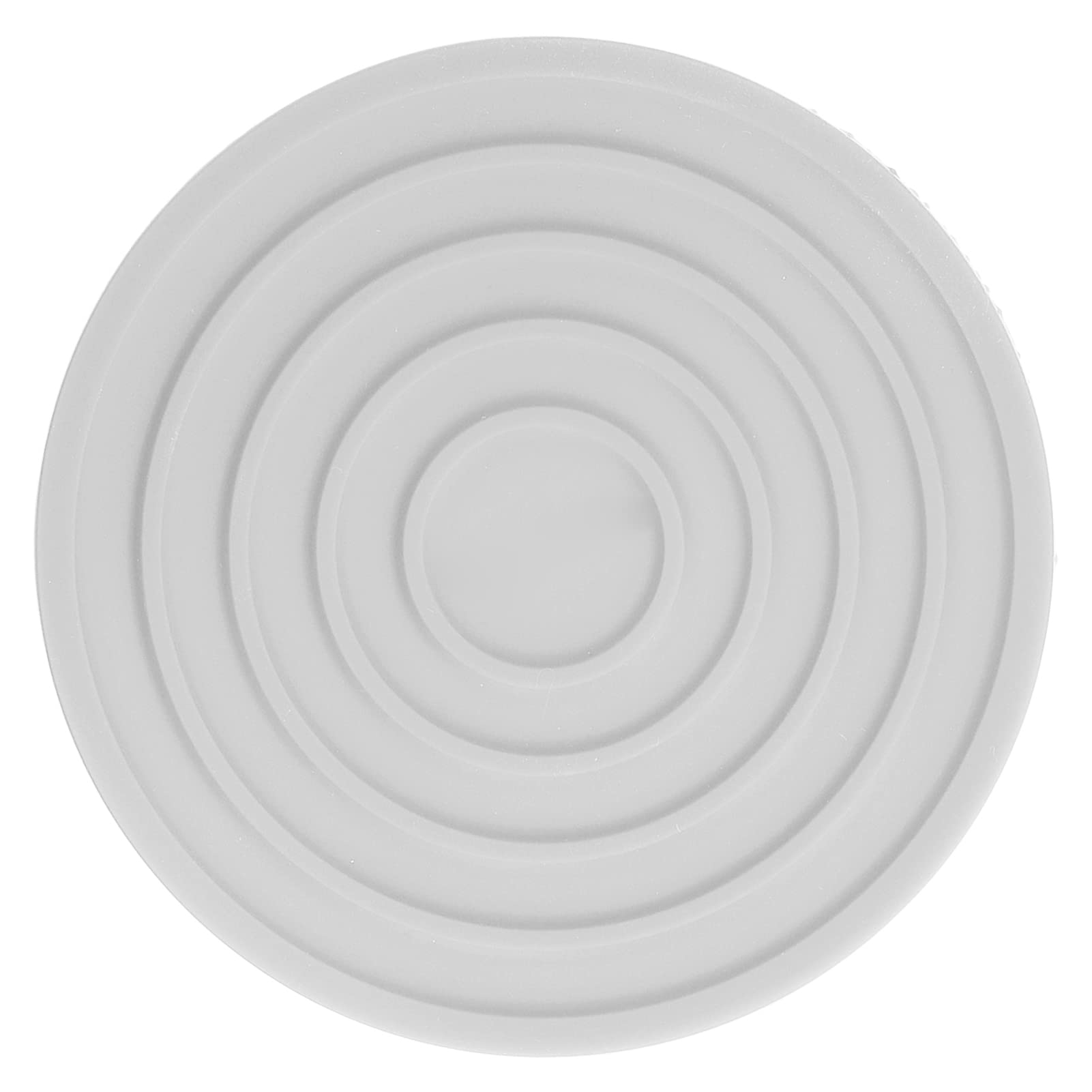Premium Food-Grade Silicone Placemat - Heat Resistant, Non-Slip Round Table Mat for Dining - Compact & Easy Storage - Decorative & Practical for Home, Restaurant, Kitchen, Office (Gray) - Perfect for Everyday Meals, Parties, and Outdoor Picnics