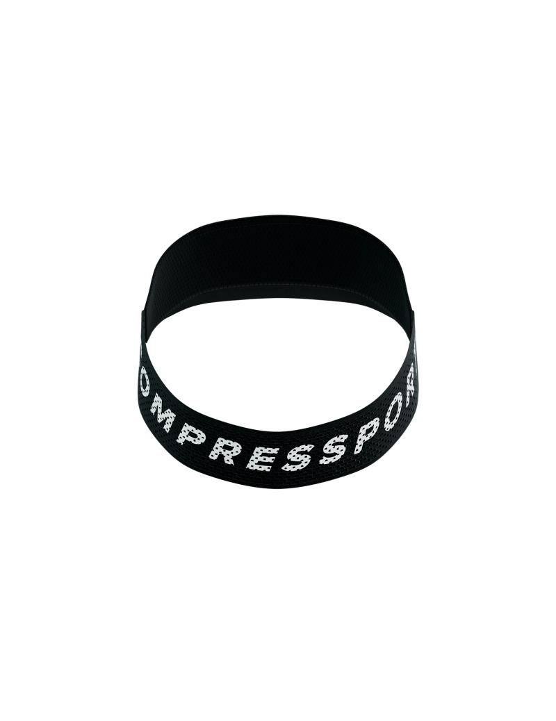 Compressport Unisex Pro Racing Visor - Lightweight Breathable Sun Visor for Running, Cycling & Outdoor Sports - Black