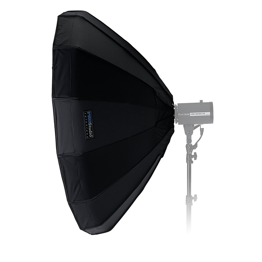 Pro Studio Solutions EZ-Pro 48in (120cm) Beauty Dish Softbox Combo with Multiblitz P Speedring - Collapsible Soft Light Modifier for Strobe, Flash & Monolights - Perfect for Portrait, Fashion & Beauty Photography