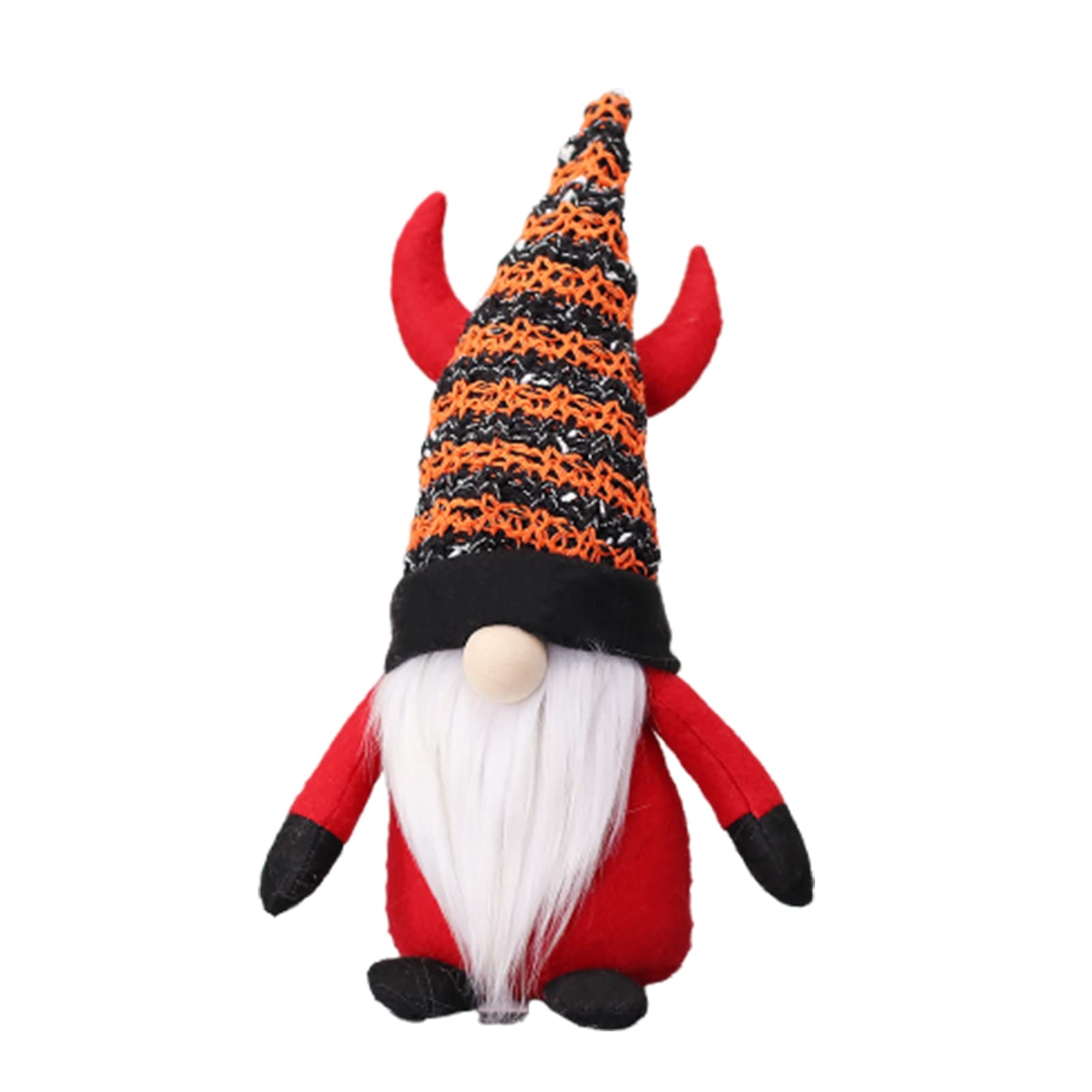 Scandinavian Tomte Halloween Decor - Vibrant Faceless Desk Decoration for Halloween & Fall Festive Season | Perfect for Home, Office, Party & Gift Giving