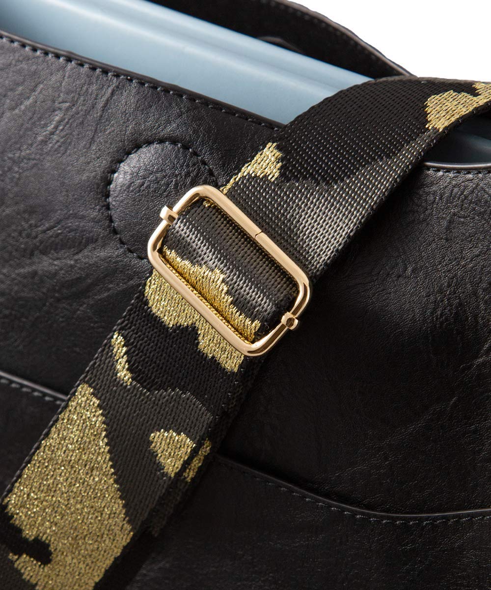 Vegan Leather Crossbody Shoulder Bag for Women - Adjustable Strap, Stylish Pinafore Design - Perfect for Work, Travel & Everyday Use