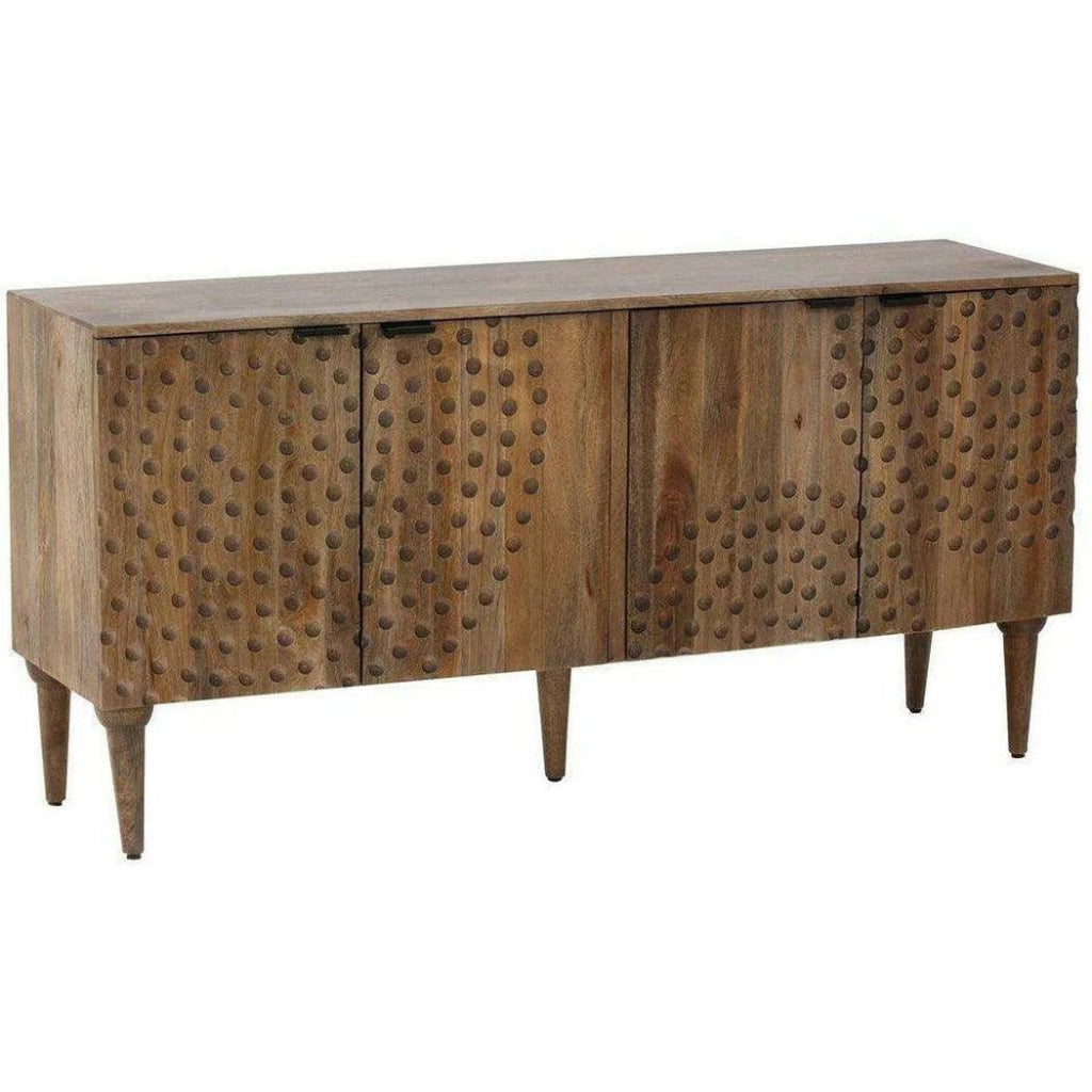 62 Inch Modern Grey Sideboard - Stylish Storage Cabinet for Dining Room, Living Room & Entryway