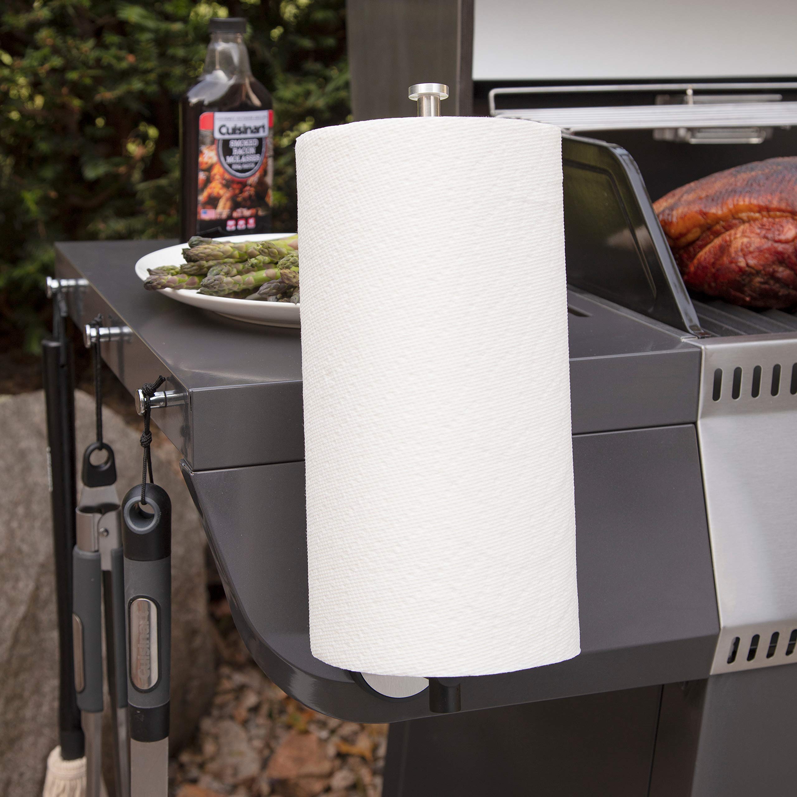 Cuisinart CMP-250 Magnetic Paper Towel Holder - Strong Stainless Steel Kitchen Organizer for Countertop or Fridge - Perfect for Home, Office, and Restaurant Use