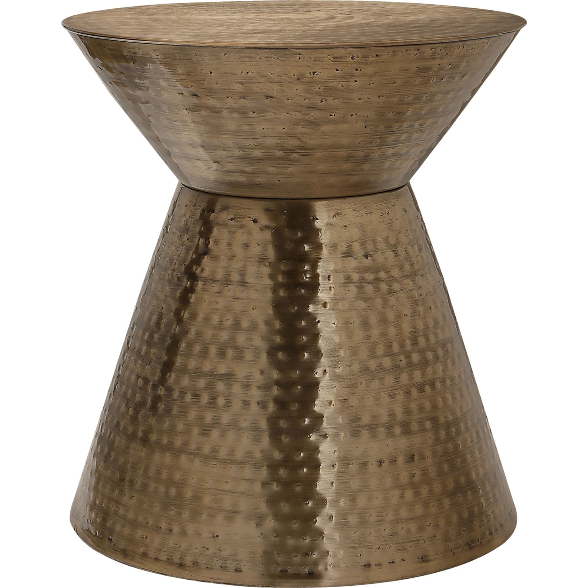 Alyvia Modern Accent Table - Stylish Side Table for Living Room, Bedroom & Office - Small End Table with Sturdy Metal Base - Perfect for Home Decor & Compact Spaces