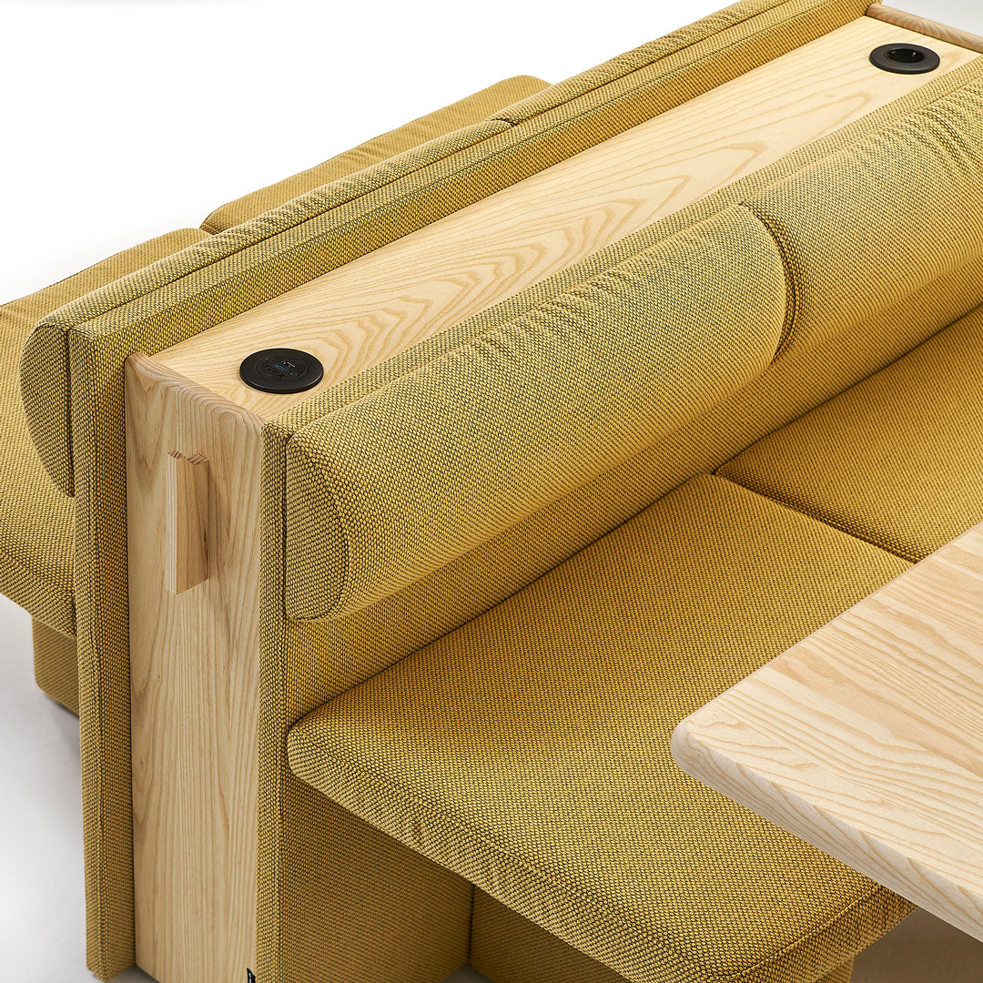 Stylish Cita Bench Divider - Durable Wooden Partition for Home, Office & Public Spaces - Perfect for Social Distancing & Space Organization