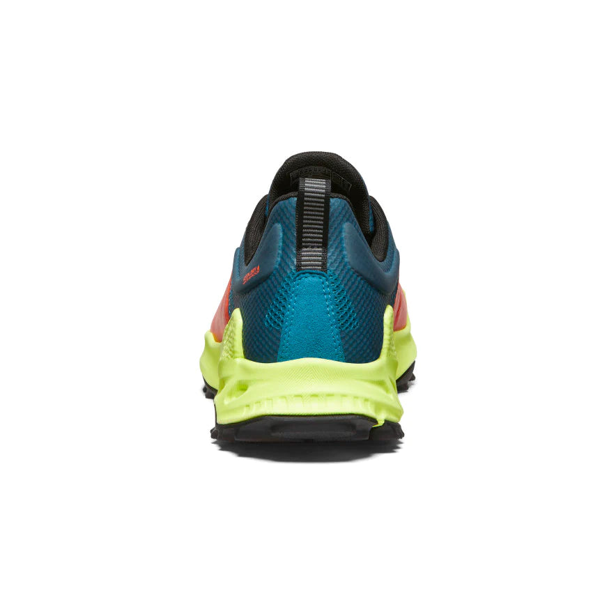 Men's Zionic WP Waterproof Hiking Shoes - Scarlet Ibis/Deep Lagoon - Perfect for Outdoor Adventures & Trail Running