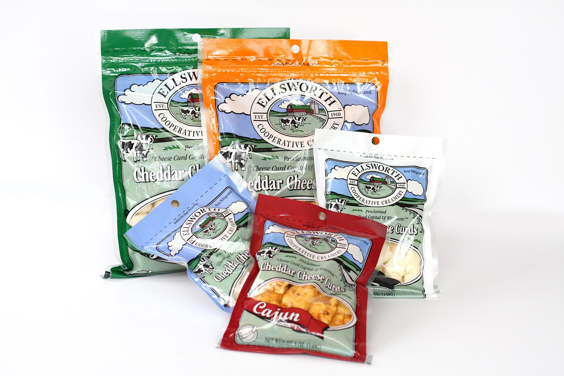 Ellsworth Wisconsin Cheese Curds - Hickory Bacon Flavor (3 Pack) | Fresh Deli Direct Snacks for Parties, Game Nights & Cheese Lovers