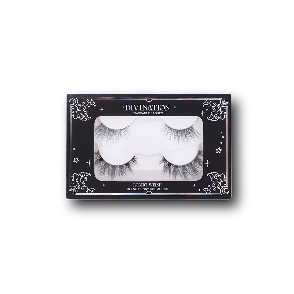 Blend Bunny Cosmetics x Robert Welsh Divination Stackable False Eyelashes - Voluminous Multipack for Dramatic Eye Makeup Looks | Perfect for Parties, Photos & Special Occasions