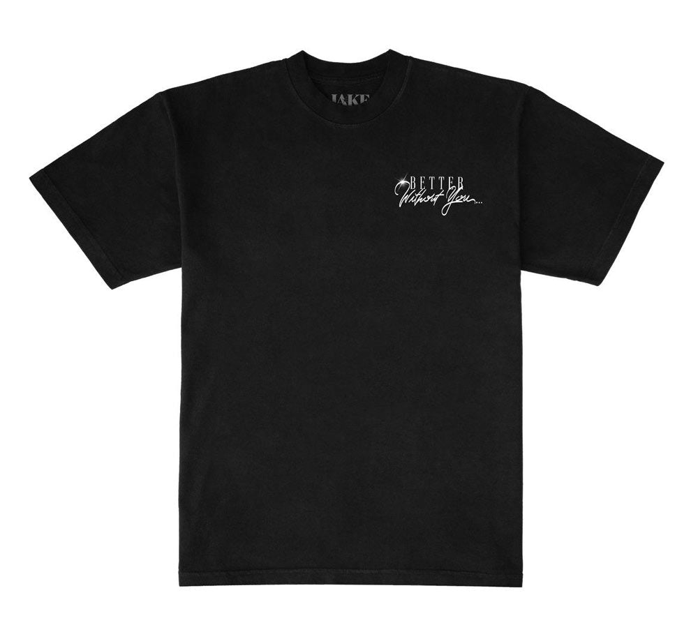 BETTER WITHOUT YOU Short Sleeve T-Shirt - Trendy Graphic Tee for Women & Men - Perfect for Casual Wear, Street Style & Everyday Outfits