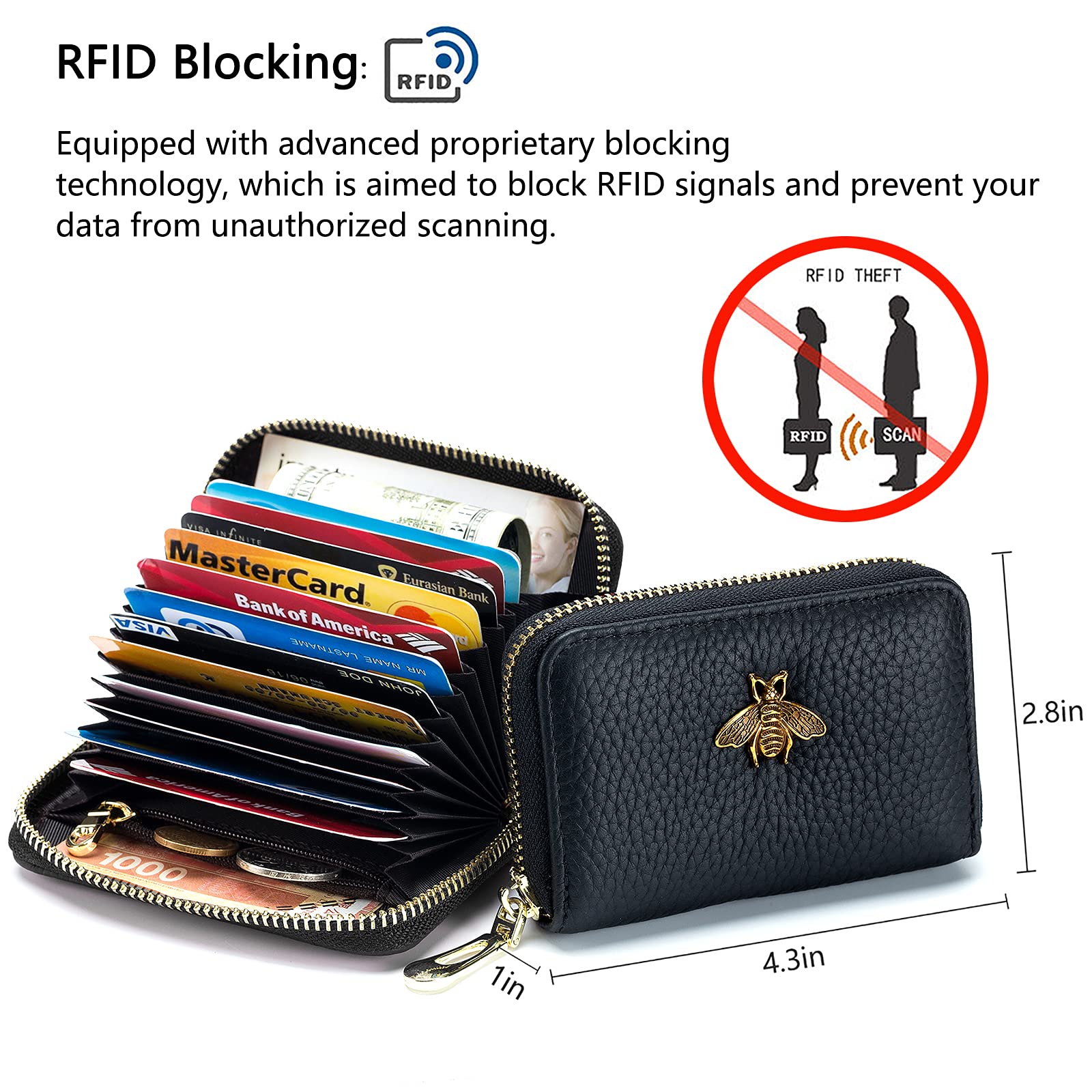 imeetu 2-Pack Small Women's Coin Pouch & Credit Card Holder Wallet - Perfect for Travel, Shopping, and Everyday Essentials Organization