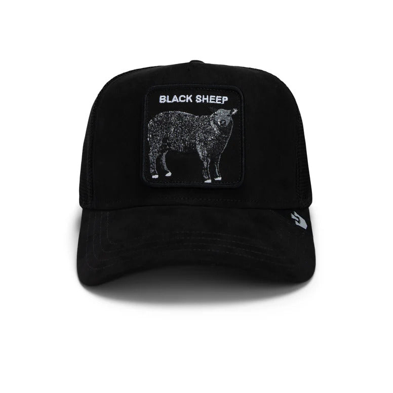 Goorin Bros Black Sheep Adjustable Suede Trucker Snapback Hat for Men & Women - Stylish Casual & Outdoor Wear - Perfect for Street Fashion, Concerts and Daily Use