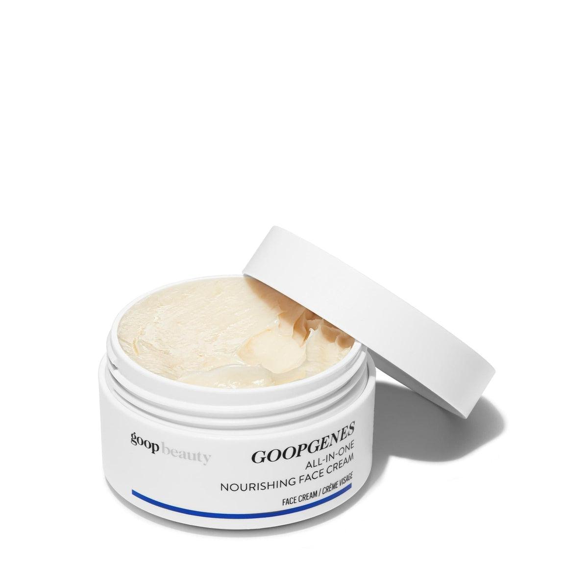 GOOPGENES All-in-One Nourishing Face Cream for Women & Men - Hydrating Anti-Aging Moisturizer with Hyaluronic Acid & Peptides - Day & Night Cream for Dry, Sensitive Skin - Perfect for Daily Skincare Routine