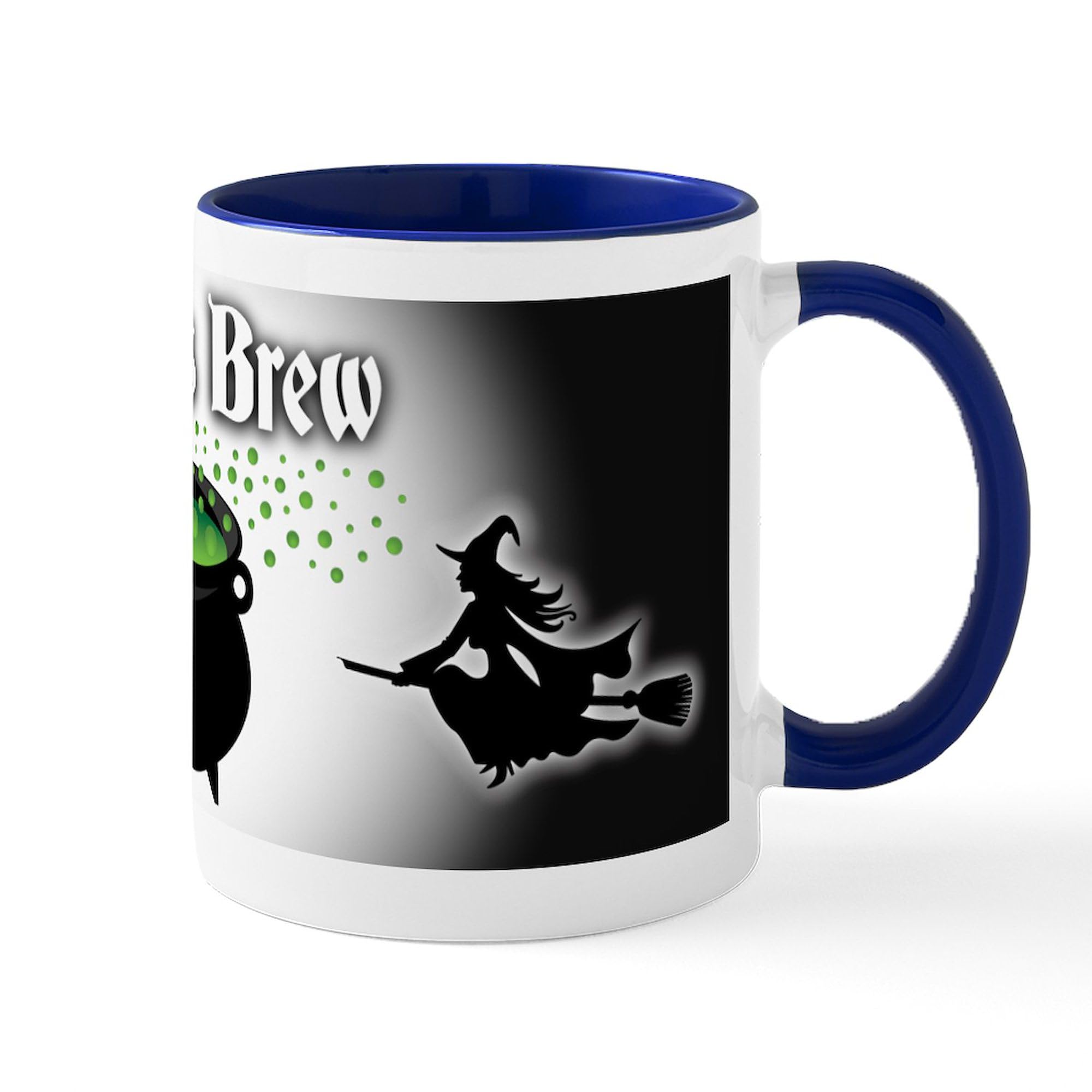 Witches Brew Halloween Coffee Mug - 11 oz (325 ml) Ceramic Cup for Coffee, Tea & Hot Drinks - Perfect for Halloween Parties, Gifts & Spooky Decor