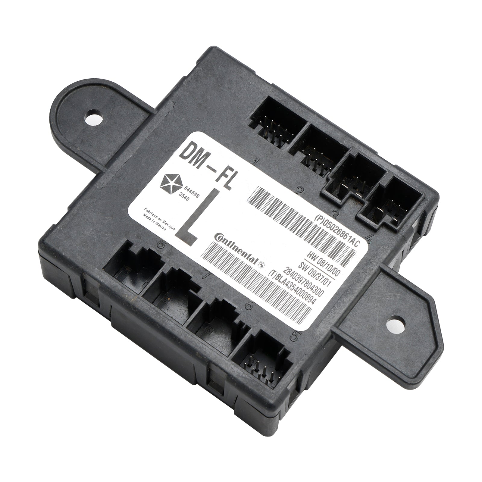 05026861AC Front Left Driver Door Control Module Compatible with Dodge Chrysler 2007-2020 Models | Power Window & Lock Repair Part | Perfect for Jeep Cherokee, Ram 1500, Dodge Charger & More