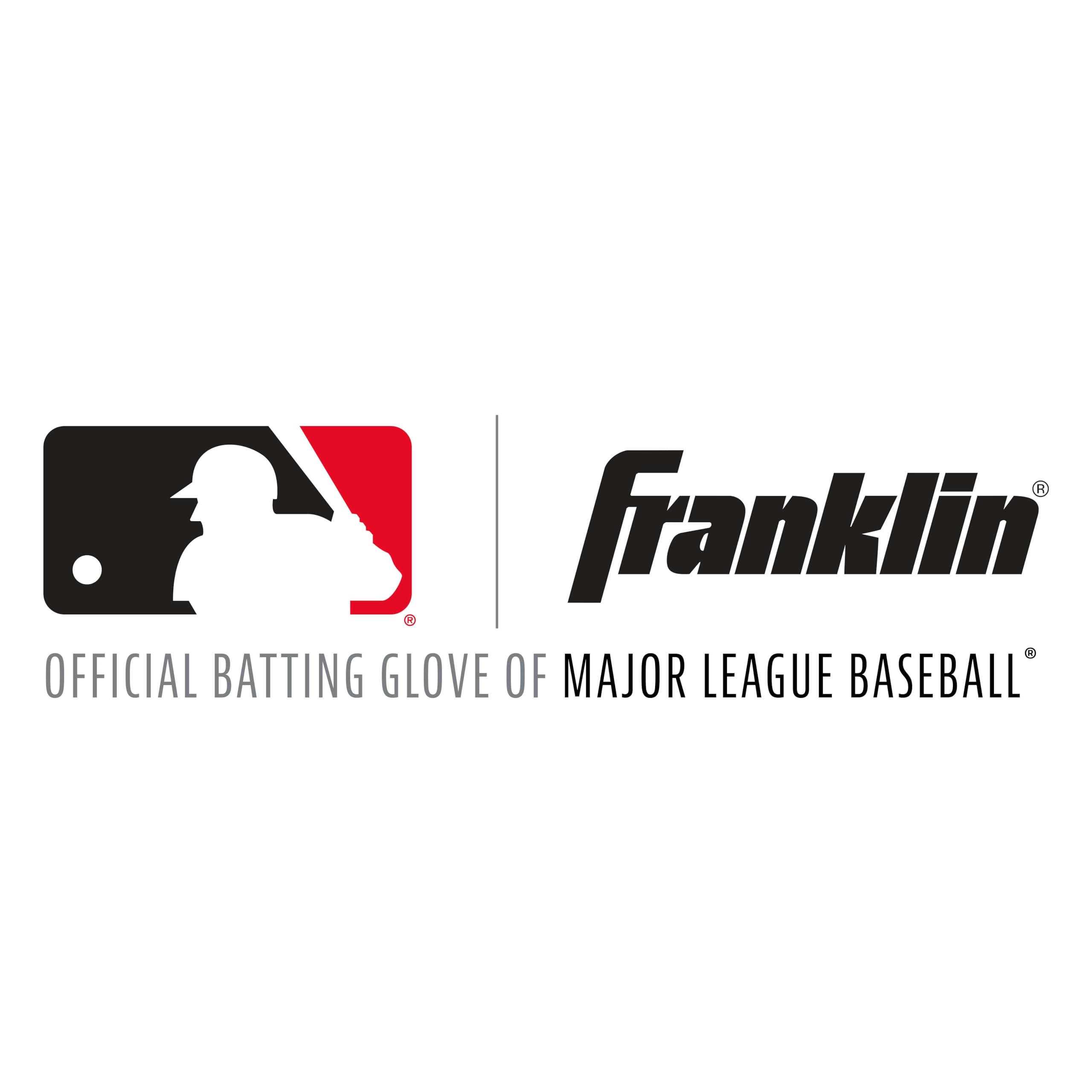 Franklin Sports MLB Baseball Batting Gloves - Professional Classic Batting Gloves for Baseball & Softball - Adult & Youth Sizes - Perfect for Training, Games & Practice Sessions