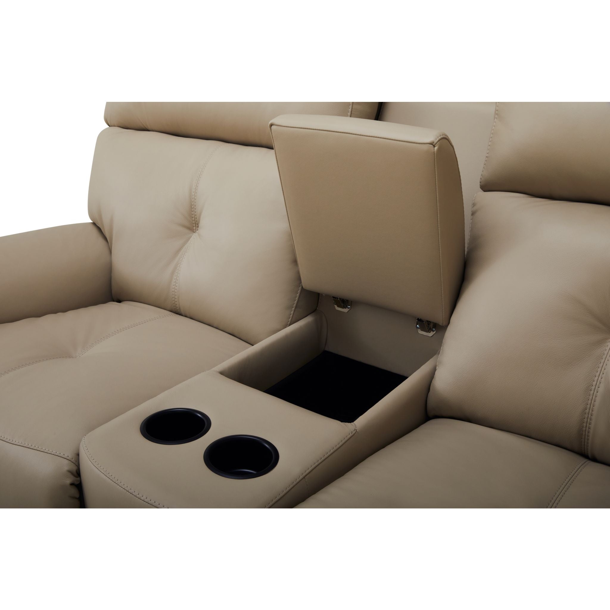 Aedon Power Reclining Loveseat with Adjustable Headrest & Lumbar Support - Modern Comfort for Living Room, Home Theater & Small Spaces - Bali Harvest Collection