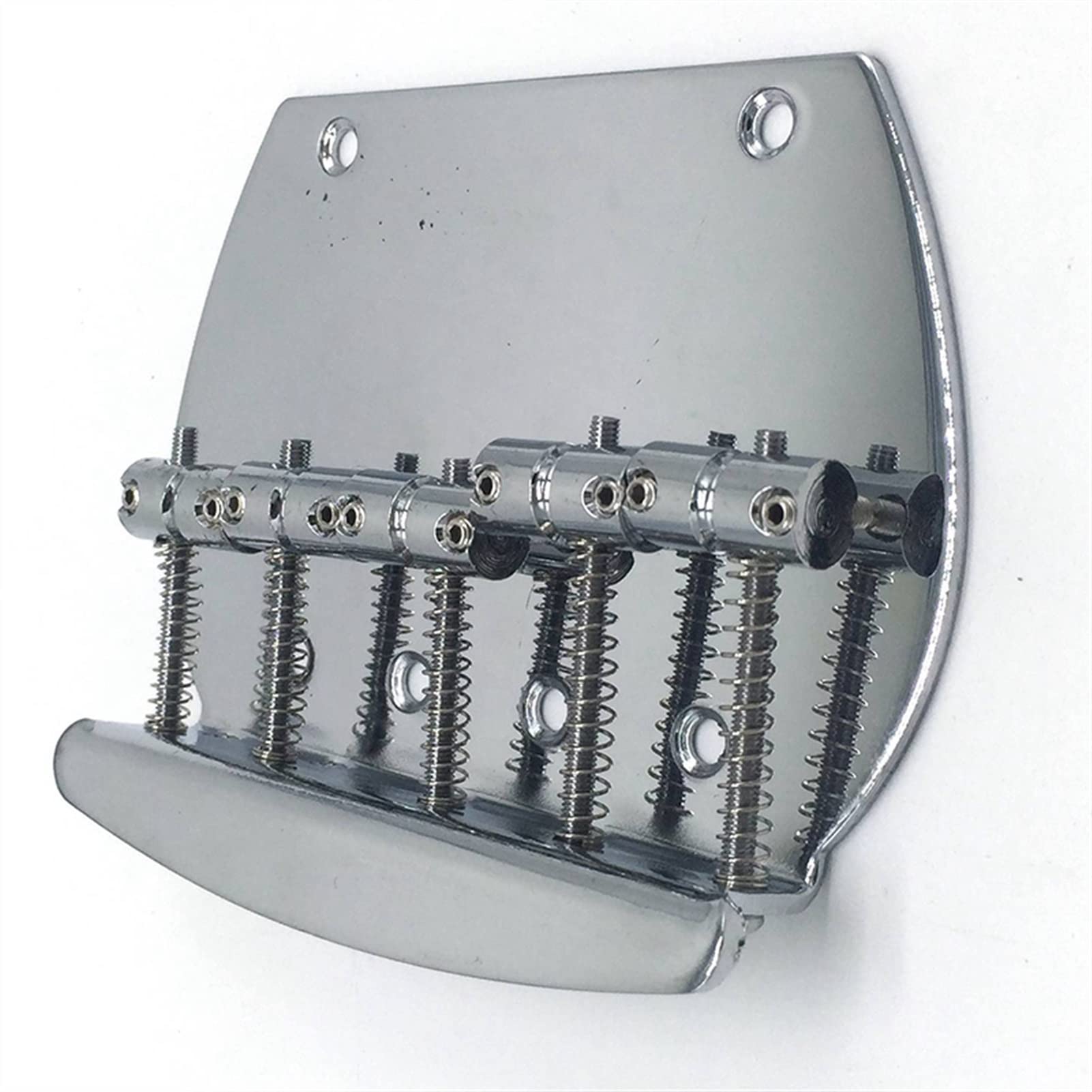 5 Strings Semi-Circular Guitar Bass Bridge - Fixed Tailpiece Saddle for Electric Guitar Parts | Perfect for DIY Guitar Repair & Replacement