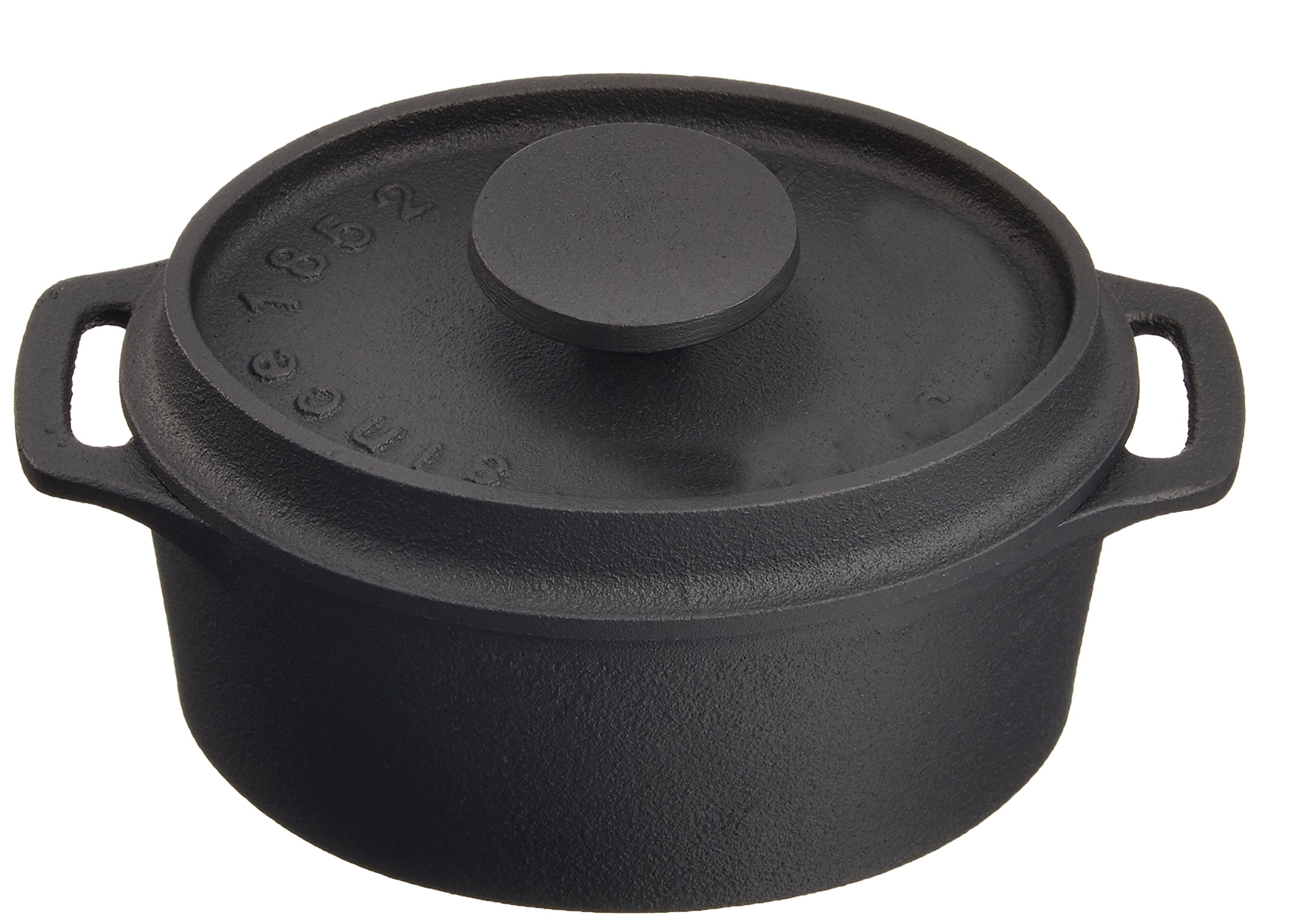 Seiei-do Enameled Cast Iron Oval Casserole Dutch Oven - 4.1 Quart, F-418 Model - Perfect for Braising, Stewing & Slow Cooking Soups, Stews & Casseroles