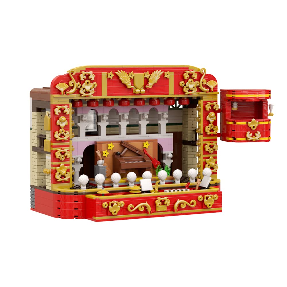 Sayotoo Small Figures House Building Kit - 1101-Piece Lego-Compatible Model Stand for Figurine Collection | DIY Display Theater for Lego 71035 (House Only, No Figures) | Perfect for Home Decoration, Gift Giving & Creative Play