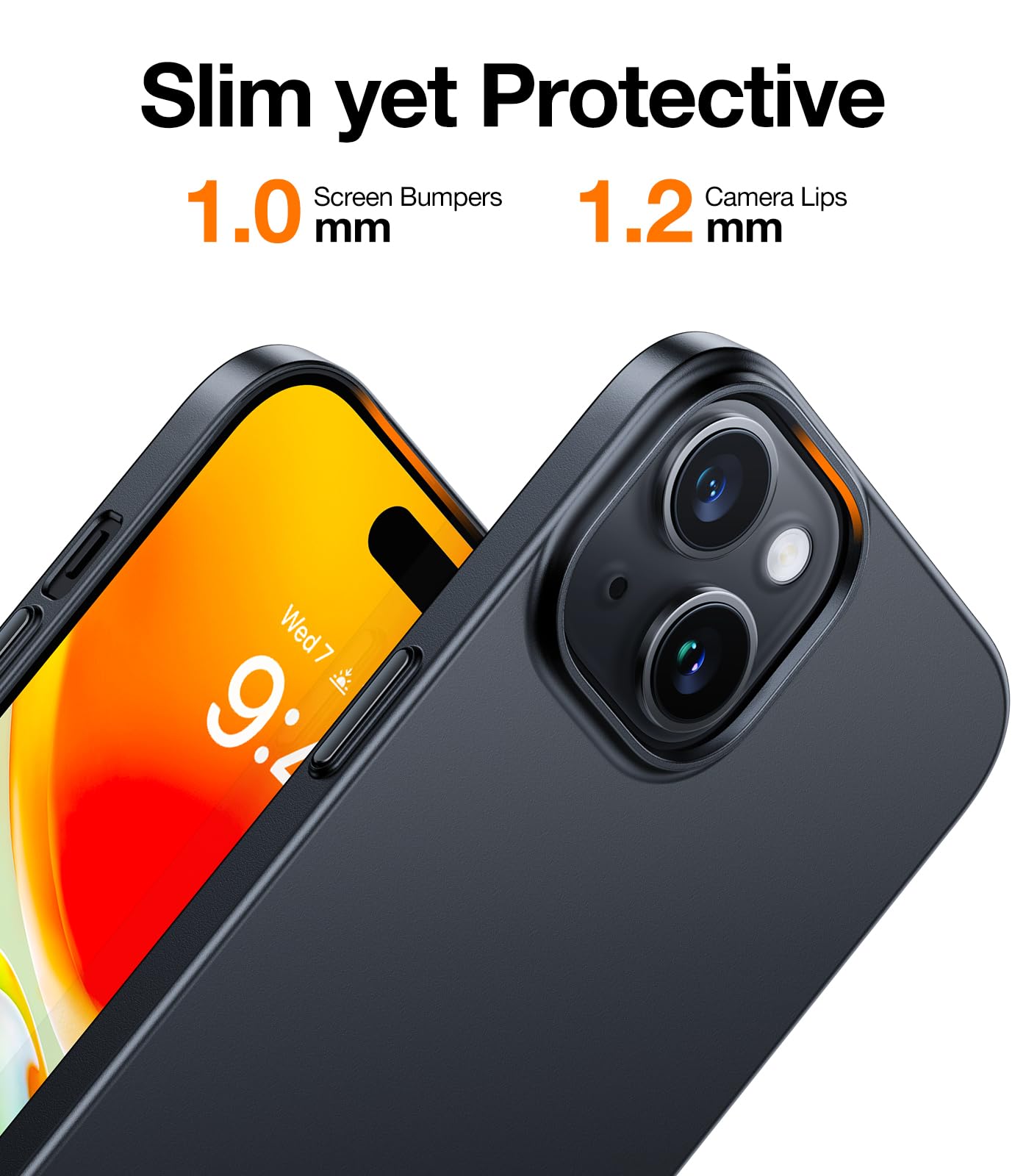 TORRAS Ultra Thin iPhone 15 Case (6.1