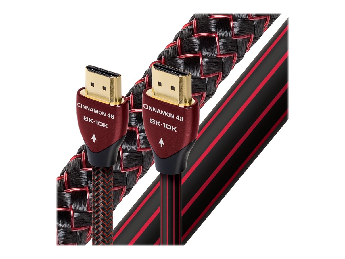 Audioquest Cinnamon HDMI 48 Cable - High Speed 4K 8K HDR 48Gbps with Ethernet & ARC - Perfect for Home Theater, Gaming & 4K/8K TV Setup