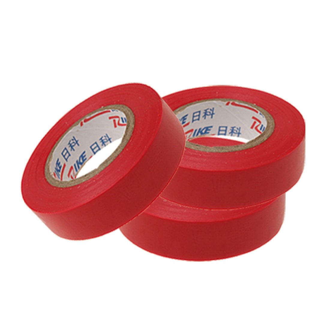 uxcell Red PVC Plastic Professional Electrical Adhesive Tape - High Temperature Resistant, Waterproof Insulation Tape for Wiring, Automotive & DIY Projects