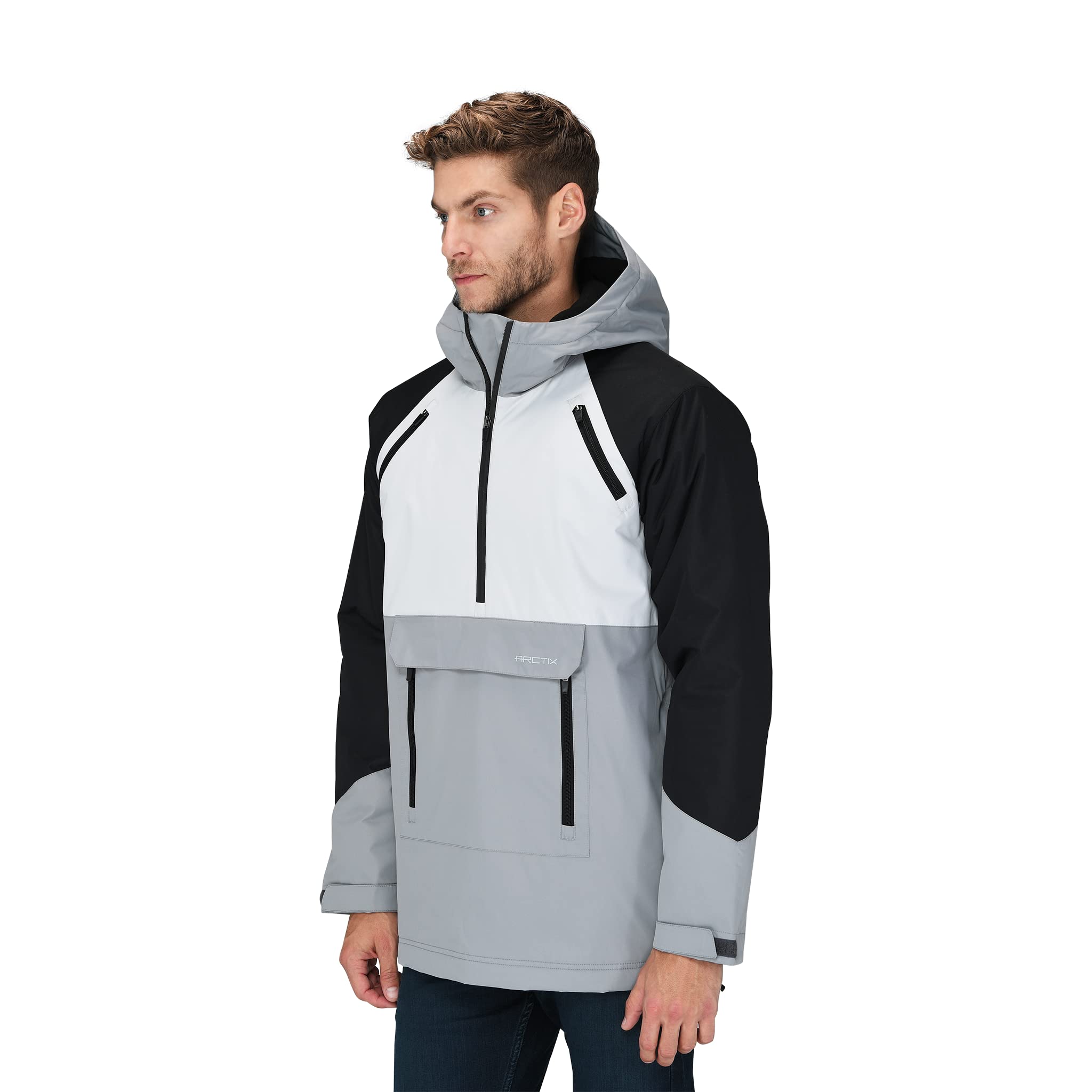 Arctix Men's Ozark Fleece Pullover Hoodie - Lightweight, Warm & Comfortable for Outdoor Activities, Hiking, Camping & Winter Sports