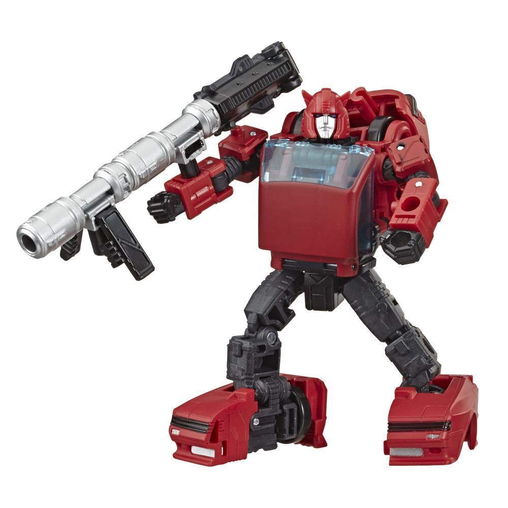 Transformers Generations War for Cybertron Earthrise Deluxe WFC-E7 Cliffjumper Action Figure - Collectible Robot Toy for Kids & Adults Ages 8+ - Perfect for Display, Play, and Gifting