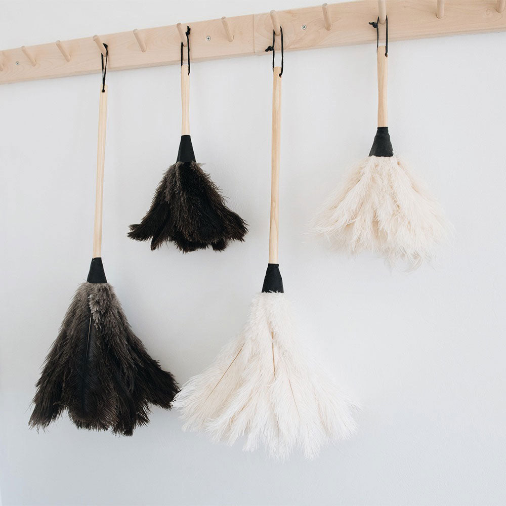 Premium Feather Duster for Dusting - Soft & Durable Cleaning Tool for Home, Office, Car - Perfect for Ceiling Fans, Shelves, Furniture & Hard-to-Reach Areas