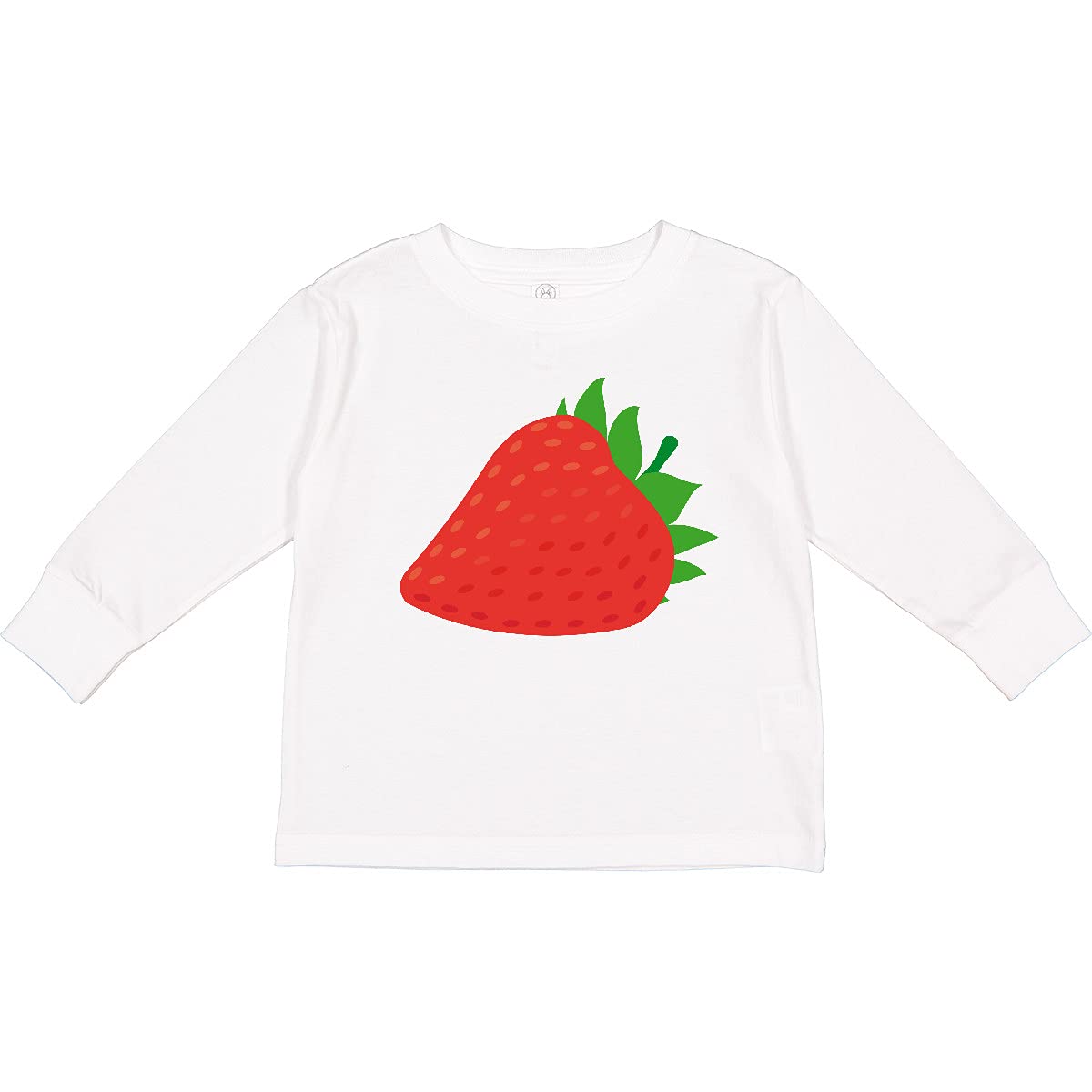 Inktastic Strawberry Fruit Toddler Long Sleeve T-Shirt - Cute & Comfortable Kids Top for Playdates, Preschool & Family Photos