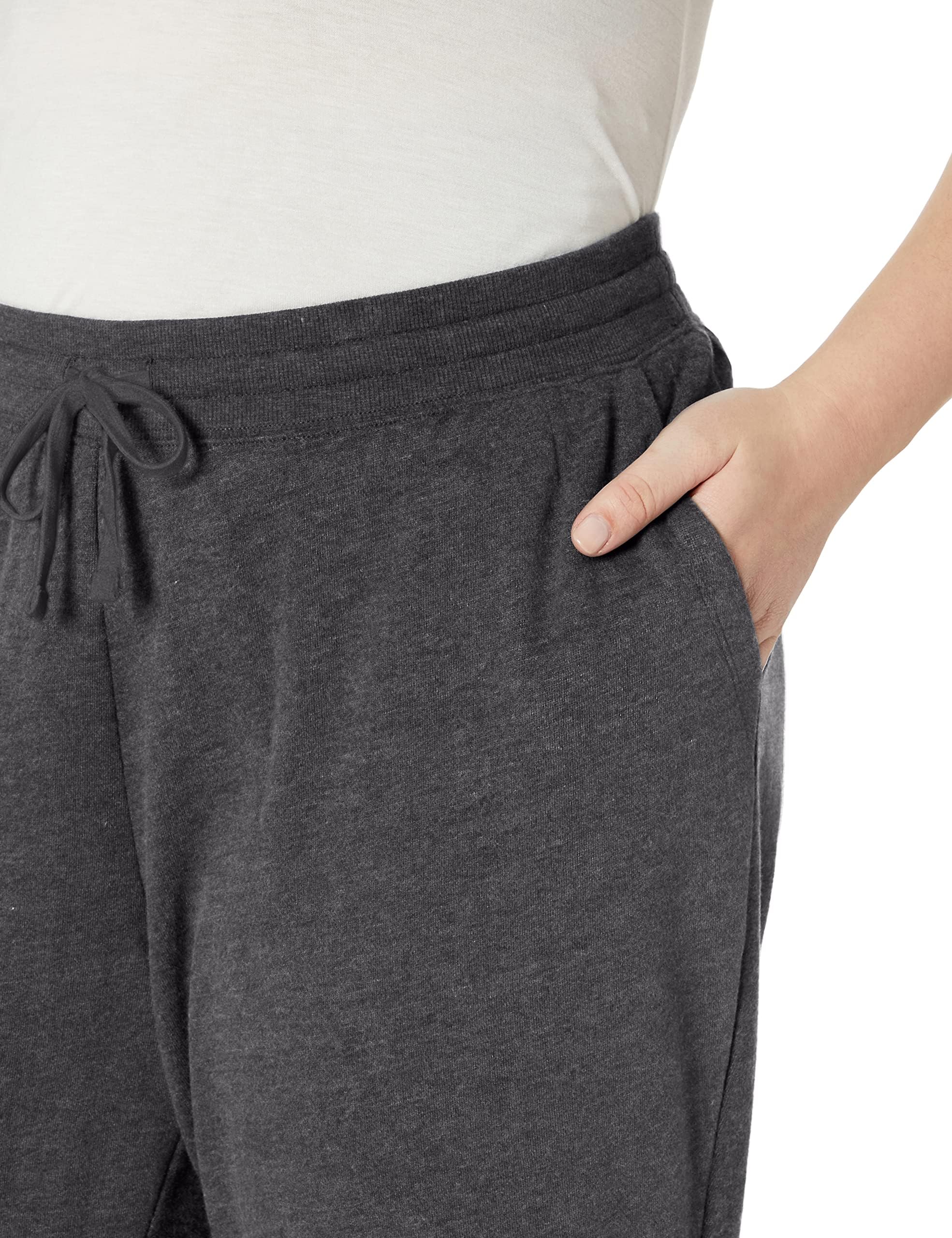 Amazon Essentials Women's Fleece Straight Leg Sweatpants - Comfortable Lounge Pants for Relaxing at Home, Yoga & Casual Wear (Plus Size Available)