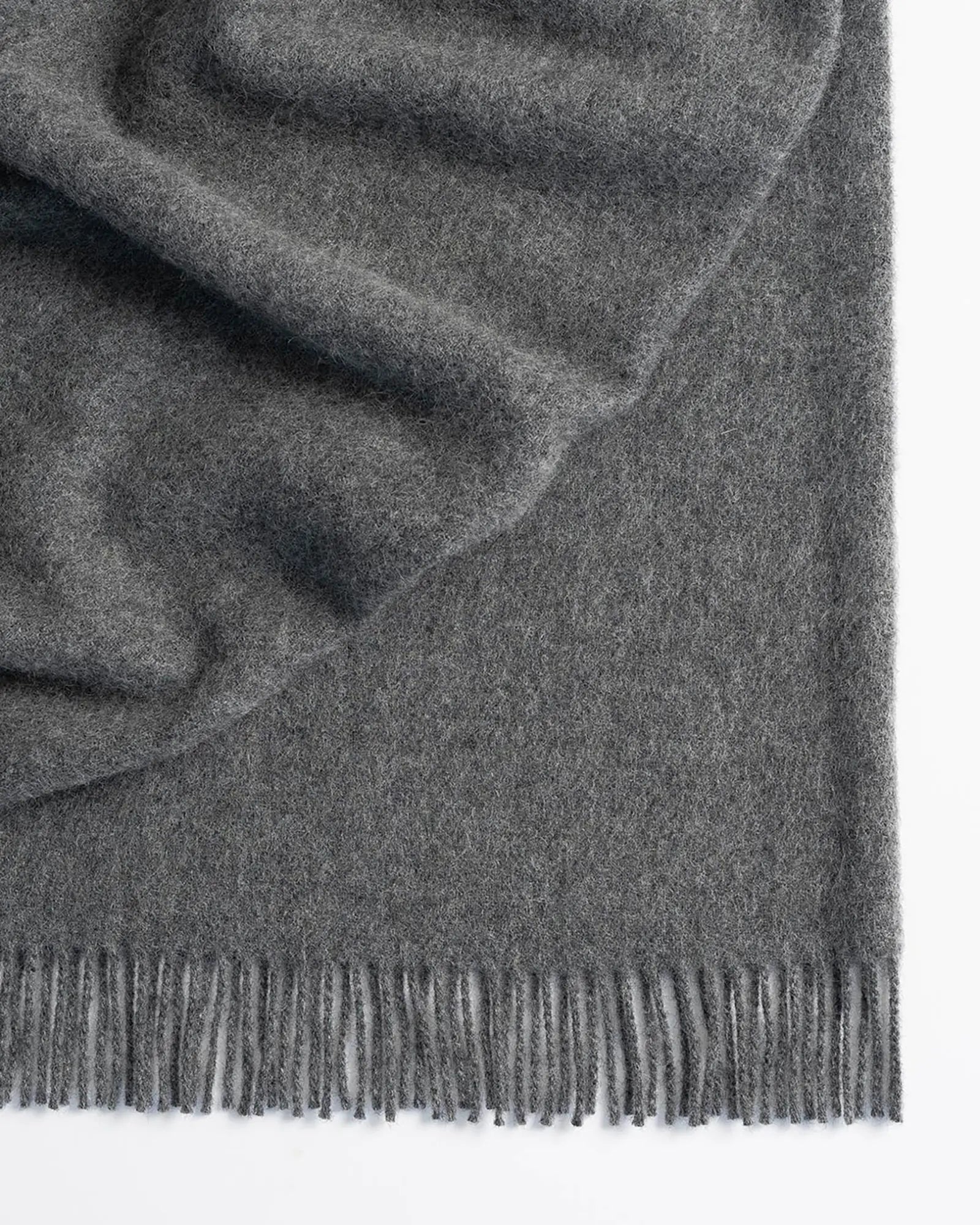 Premium Nevis Throw Blanket - Soft & Cozy Charcoal Grey Knit Blanket for Couch, Bed & Home Decor | Perfect for Living Room, Bedroom & Gifting