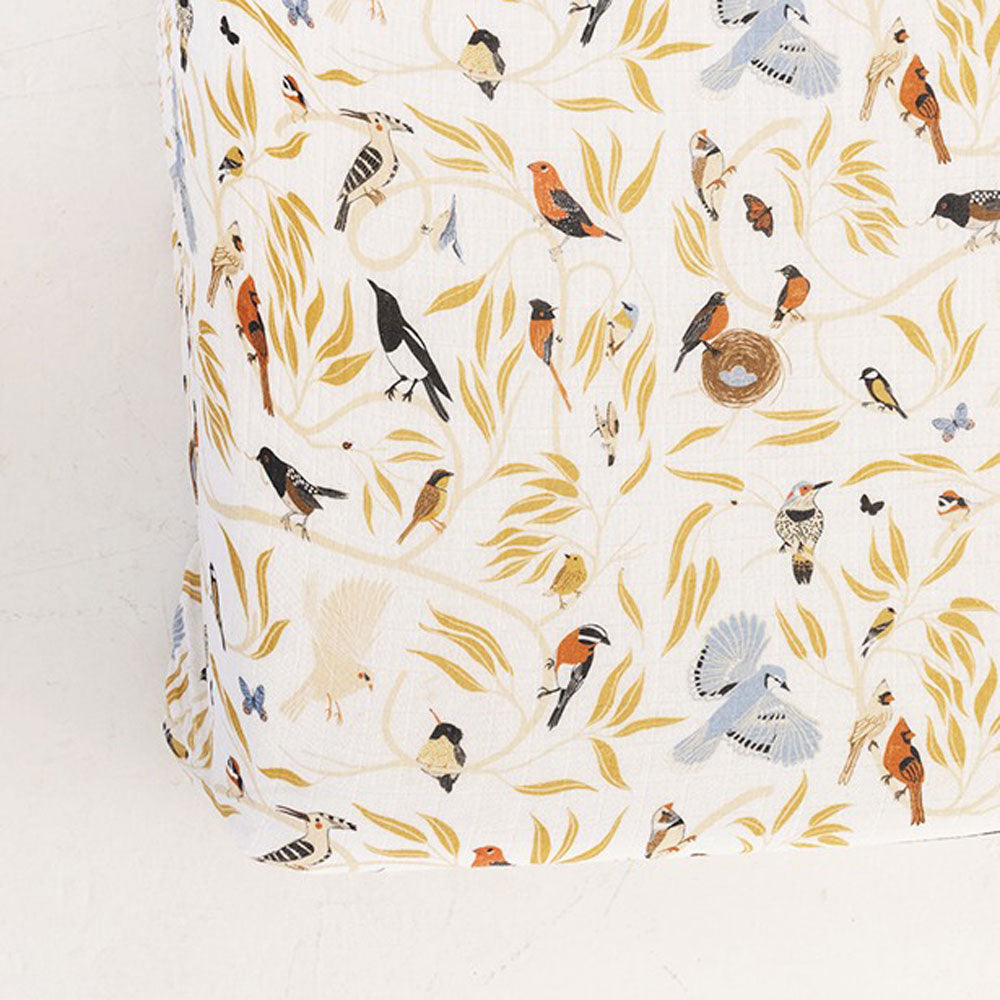 Soft Organic Cotton Muslin Crib Sheet - Breathable Baby Crib Fitted Sheet for Nursery, Toddler & Infant Bed - Perfect for Daycare, Travel & Home Use