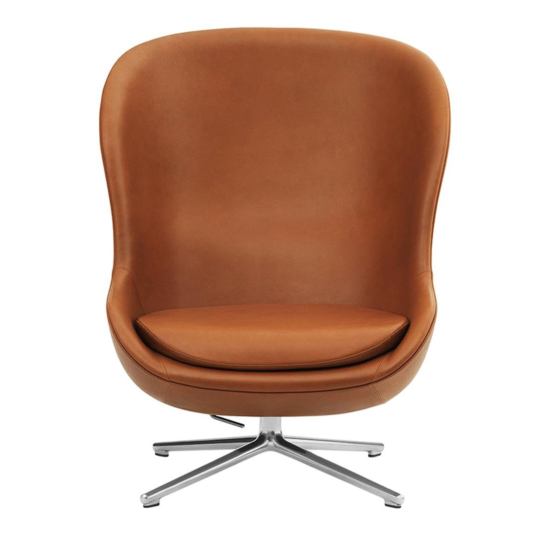 Premium Hyg Lounge Chair with 360° Swivel Base - Modern Accent Chair for Living Room, Bedroom or Office - Ergonomic Comfort for Relaxing & Reading