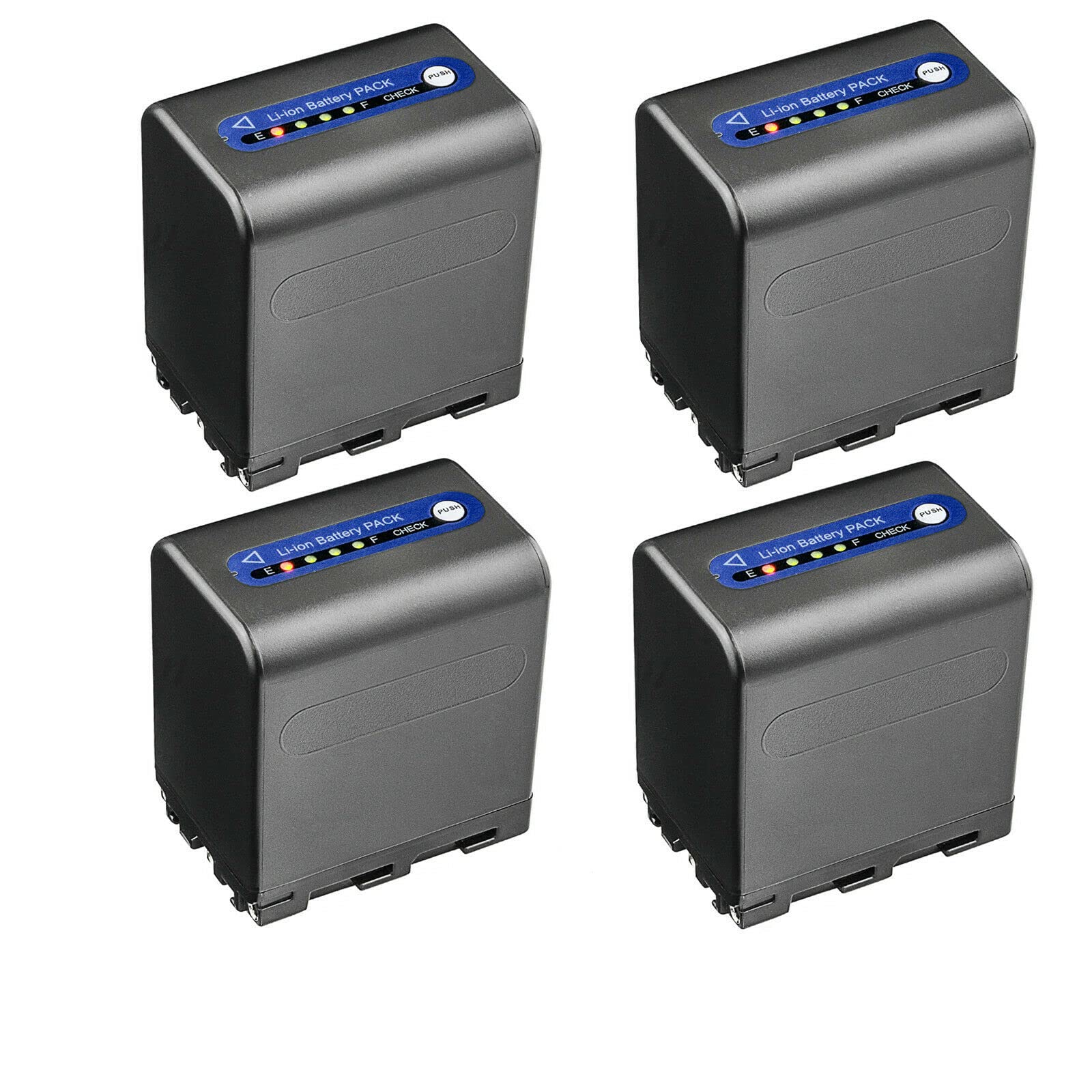 Kastar 4-Pack NP-QM91D 7.4V 5500mAh Replacement Battery for Sony CCD-TRV Series Camcorders - Compatible with CCD-TRV11 to CCD-TRV24 Models - Perfect for Travel Vlogging, Home Videos & Outdoor Recording