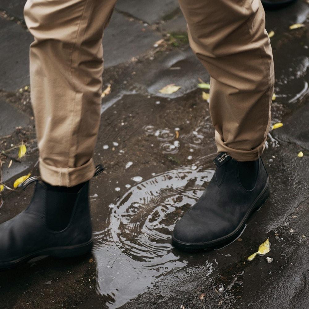 Blundstone 587 Chelsea Boots for Men & Women - Comfortable Pull-On Ankle Boots UK Size (Perfect for Work, Hiking & Outdoor Activities)