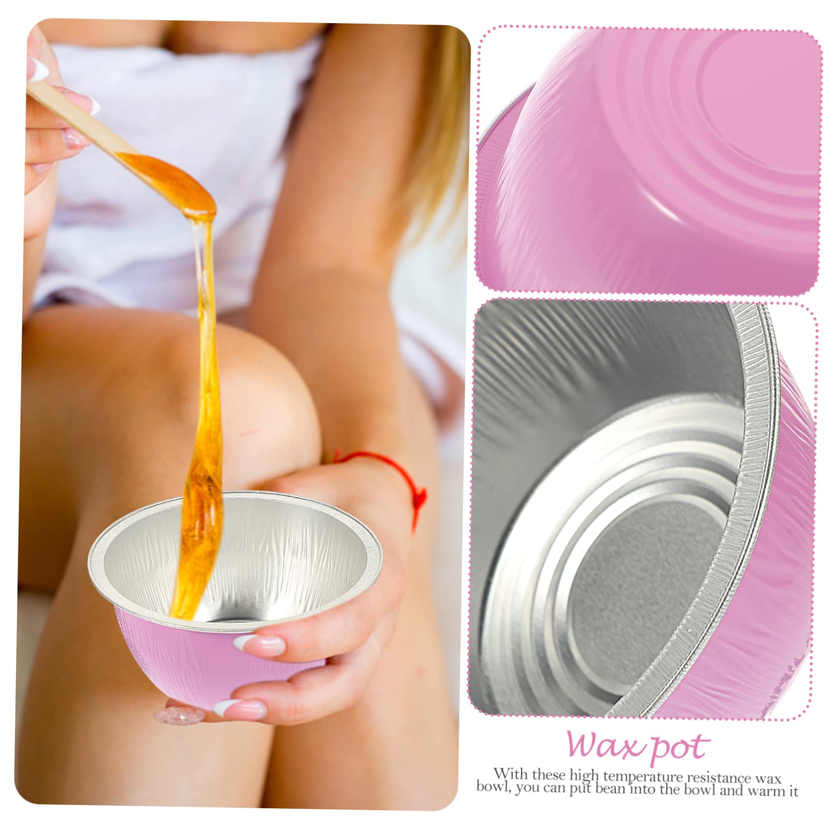 2 Sets Reusable Aluminum Wax Melting Bowls - Mini Heater Candy Container for Depilatory & Waxing Supplies (10pcs x 2) | Perfect for Home Salon, DIY Beauty & Professional Waxing | Ipetboom