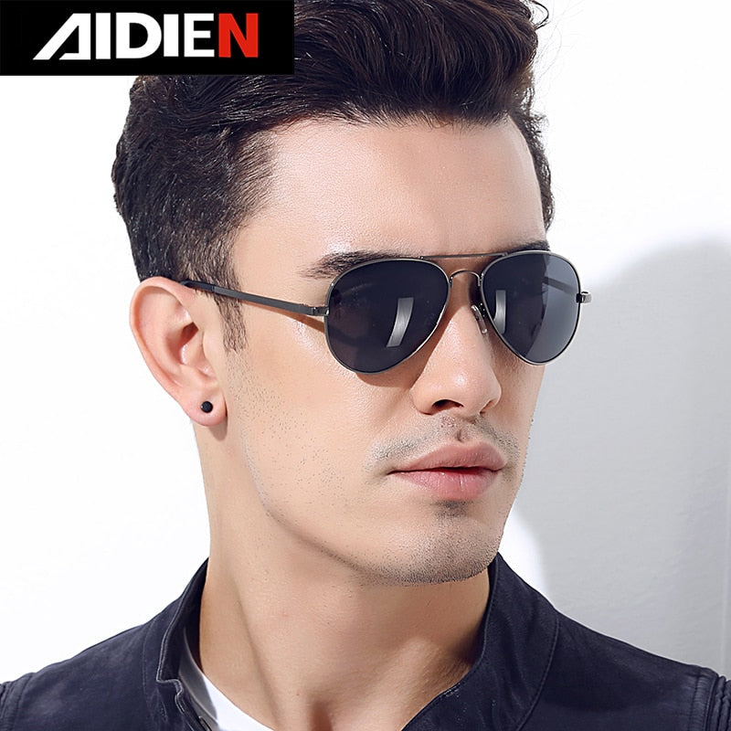 Aidien Unisex Full Rim Alloy Round Myopic Reading Glasses Sunglasses 6606 - Stylish Prescription Eyewear for Reading & Sun Protection - Perfect for Outdoor Activities, Driving, and Daily Use