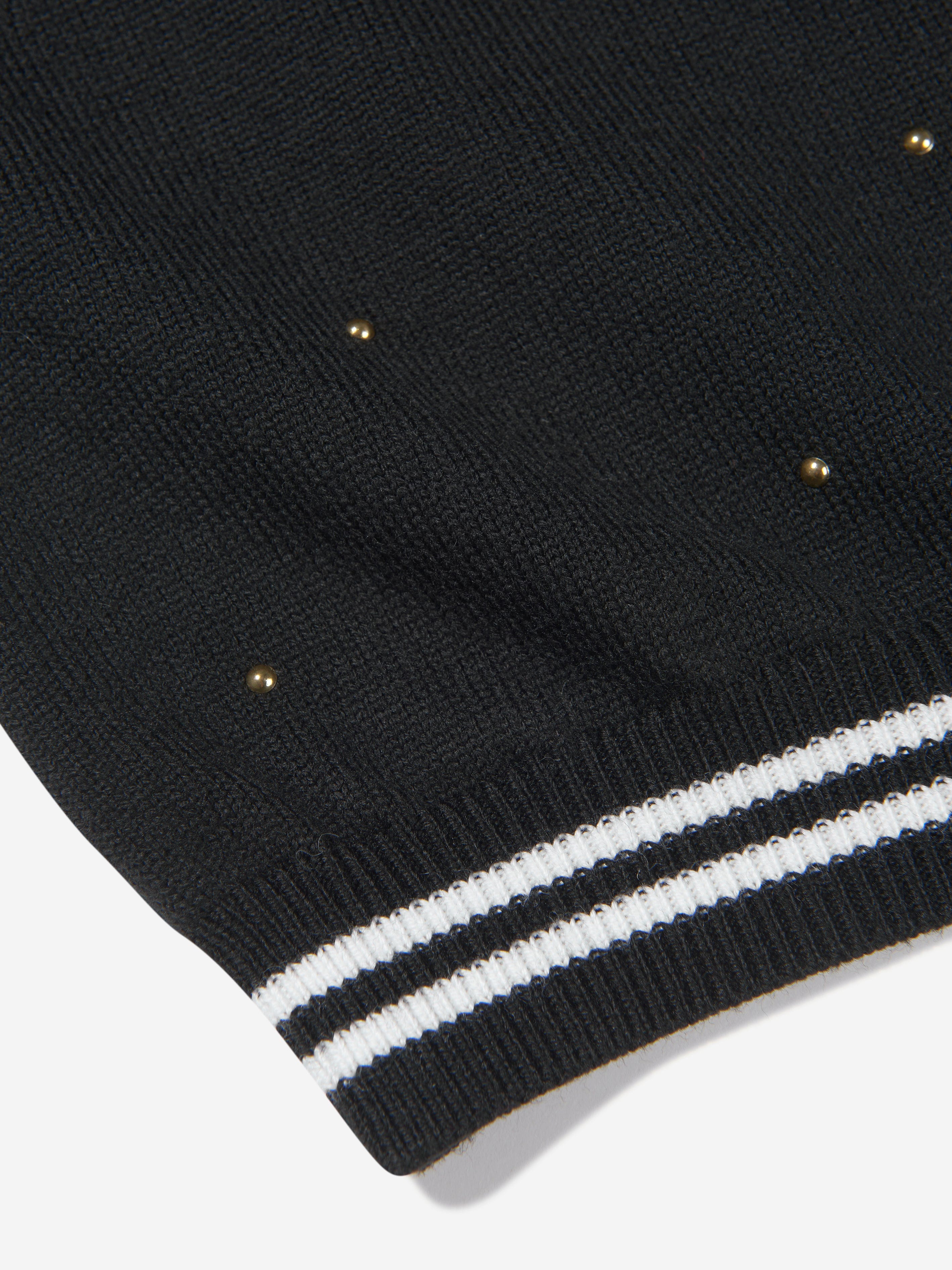 Balmain Girls Wool Knitted Logo Dress - Elegant Winter Outfit for Parties & School Events